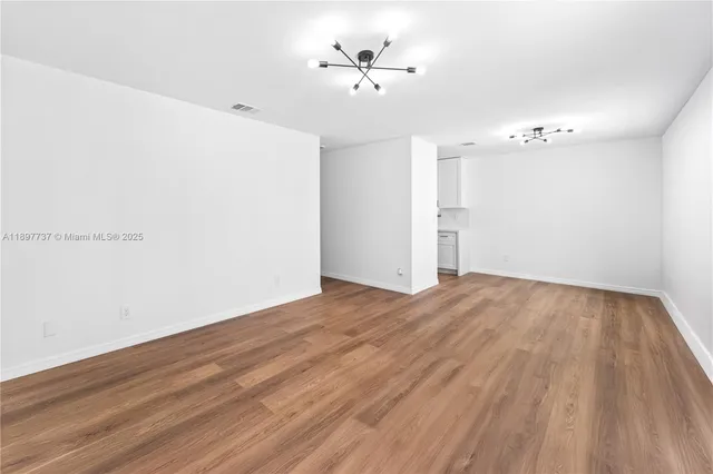 wooden floor in an empty room