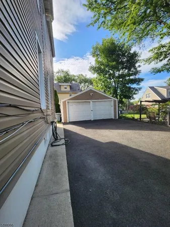 a city view with tall buildings