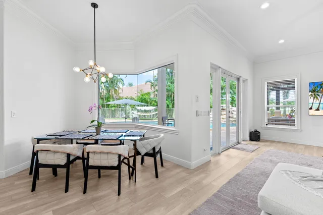 a living room with furniture and window
