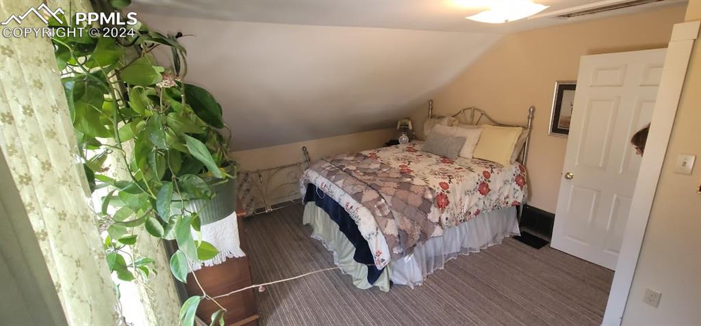 209 Indiana Avenue Walsenburg, CO 81089 - Photo 28 of 37 a bedroom with a bed table and a plant