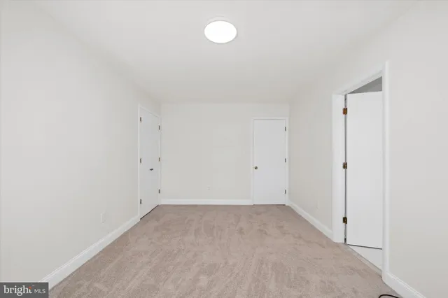 a view of an empty room