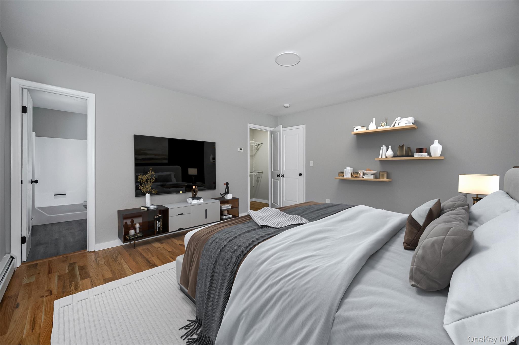 261 Freedom Road Pleasant Valley, NY 12569 - Photo 19 of 50 Bedroom featuring wood finished floors and baseboard heating