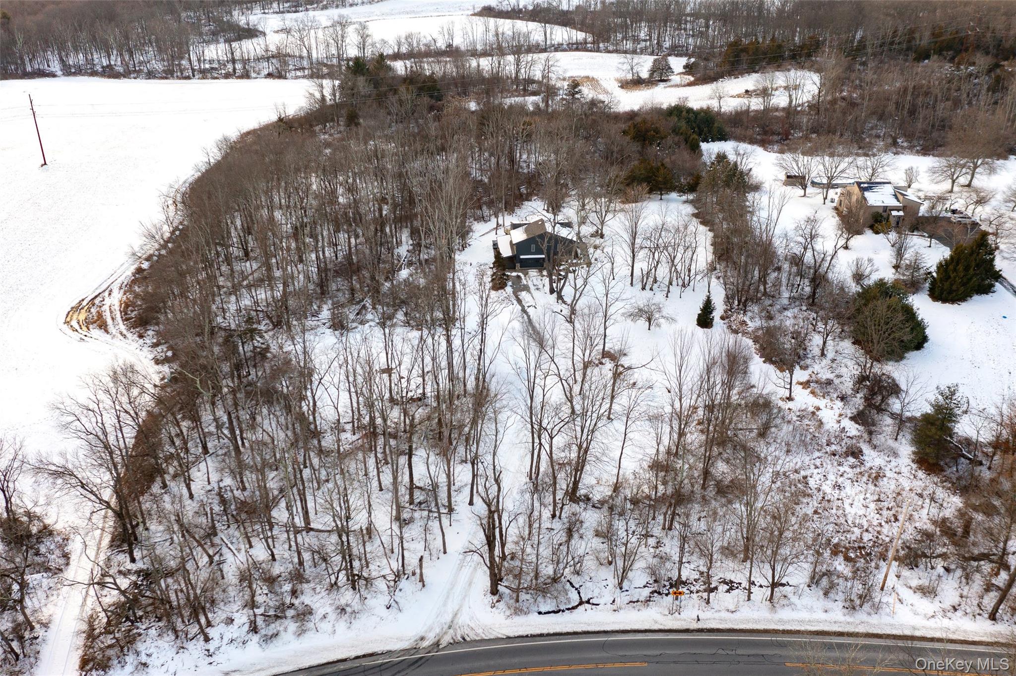 261 Freedom Road Pleasant Valley, NY 12569 - Photo 43 of 50 View of snowy aerial view