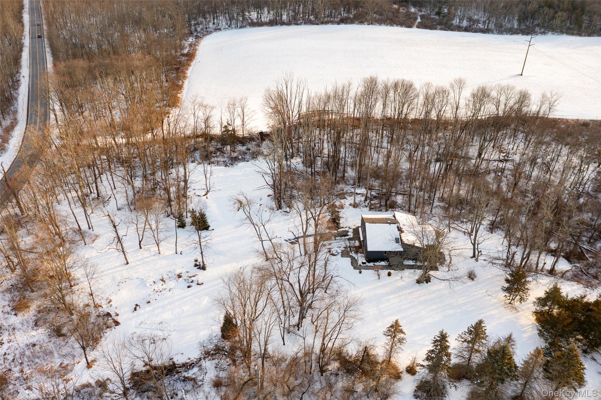 261 Freedom Road Pleasant Valley, NY 12569 - Photo 46 of 50 View of snowy aerial view