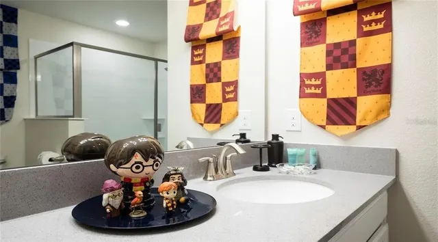 a dining room with wooden floor