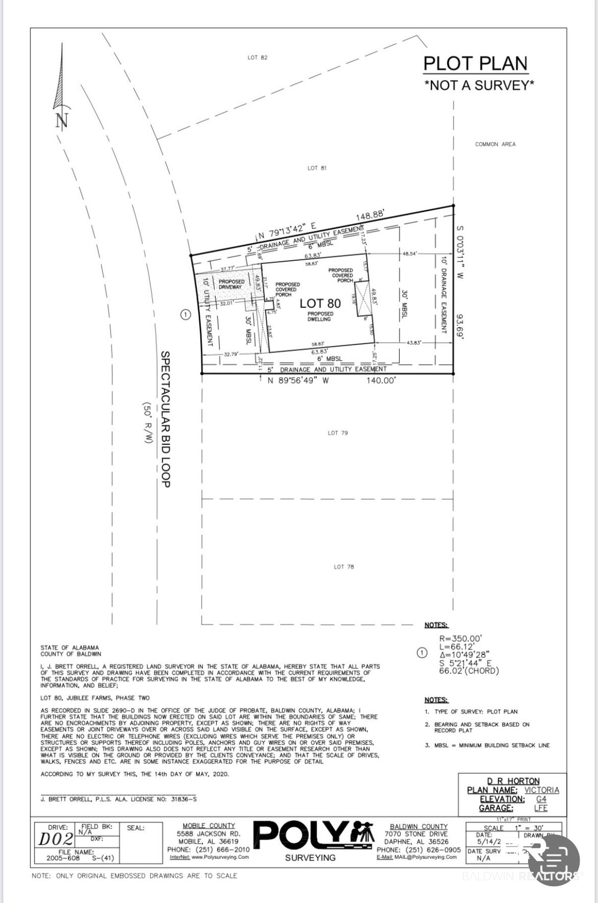 24903 Spectacular Bid Loop Daphne, AL 36526 - Photo 36 of 37 Map / location