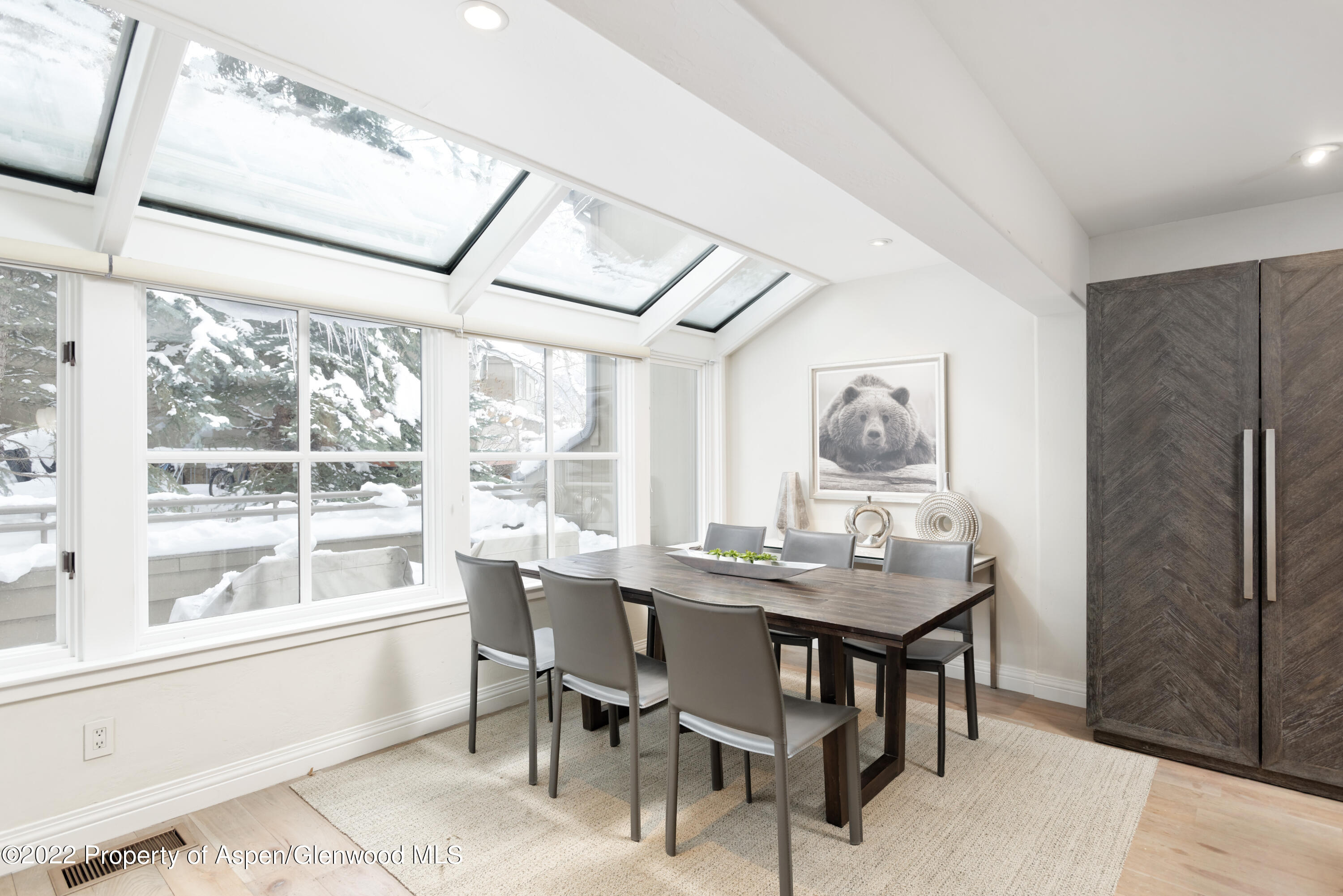 100 North 8th Street, Unit 20 Aspen, CO 81611 - Photo 4 of 18 a view of a dining room with furniture window and outside view