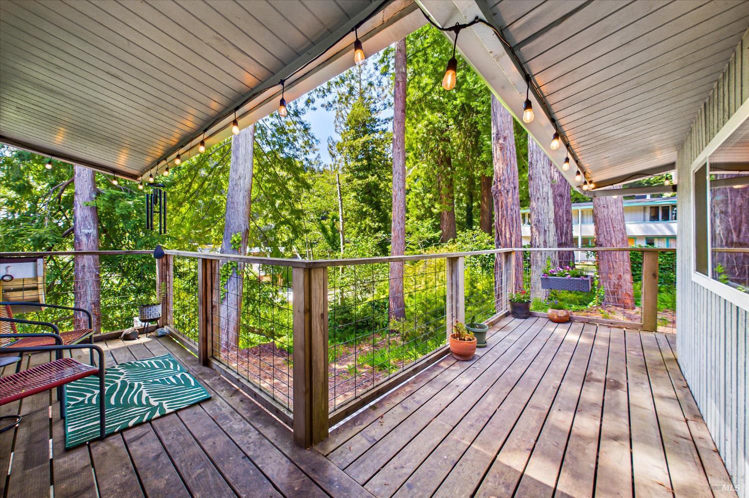 2305 Harris Street Eureka, CA 95503 - Photo 30 of 31 a view of porch with wooden floor and outdoor seating