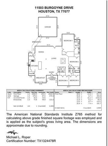 $539,900 | 11503 Burgoyne Drive, Houston, TX 77077