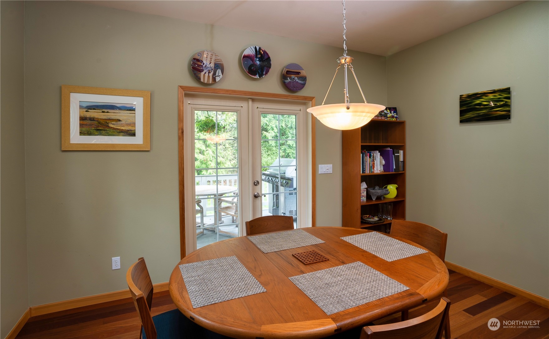 715 Palo Alto Road Sequim, WA 98382 - Photo 12 of 40 a view of a dining room with furniture window and outside view