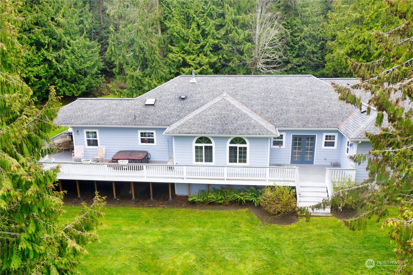715 Palo Alto Road Sequim, WA 98382 - Photo 32 of 40 front view of a house with a yard