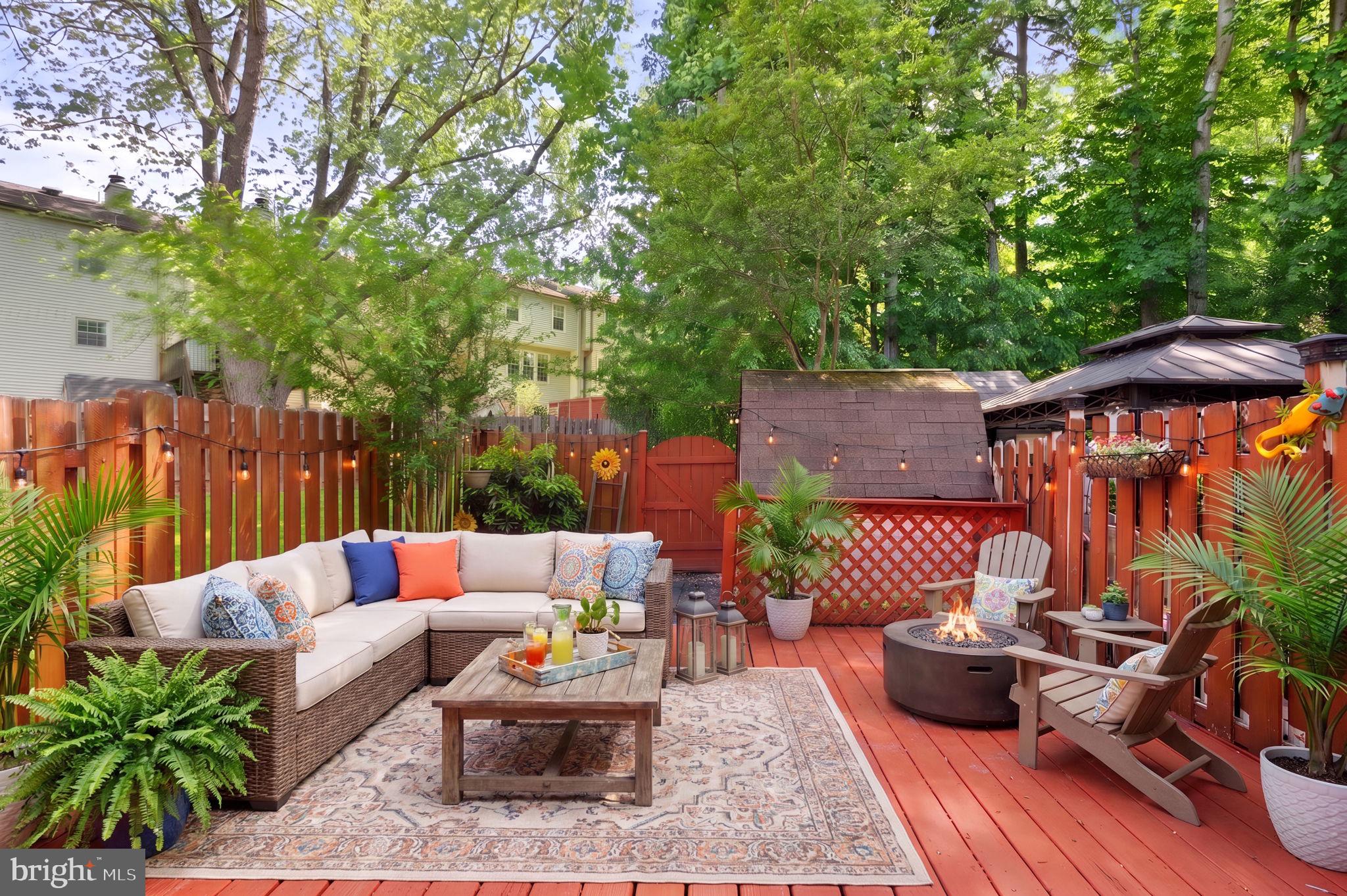 7932 Pebble Brook Court Springfield, VA 22153 - Photo 27 of 33 Wonderful full sized deck- Virtually STAGED