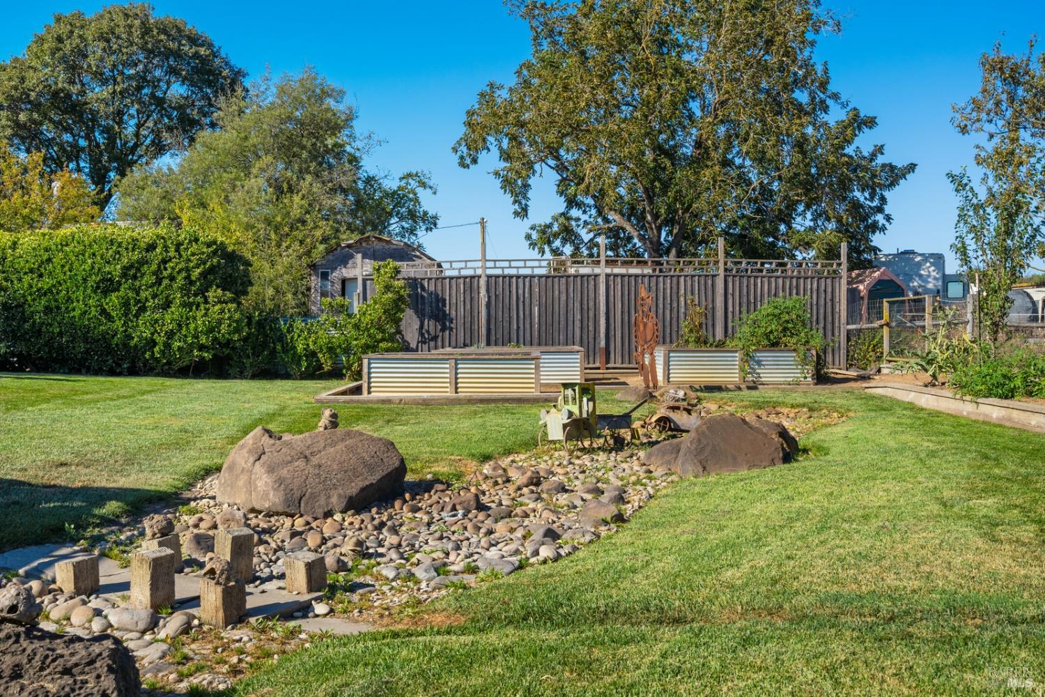 5111 Todd Road Sebastopol, CA 95472 - Photo 16 of 62 Landscaped yard and garden boxes