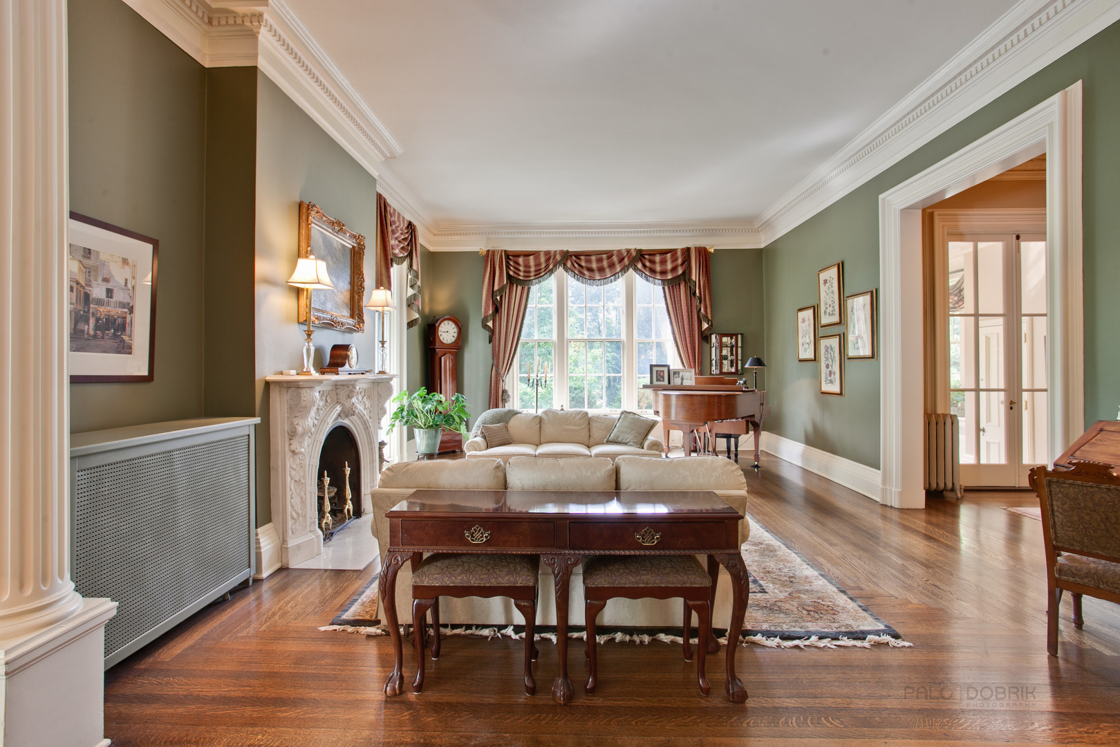 644 East Deerpath Road Lake Forest, IL 60045 - Photo 10 of 48 a dining room with furniture window wooden floor