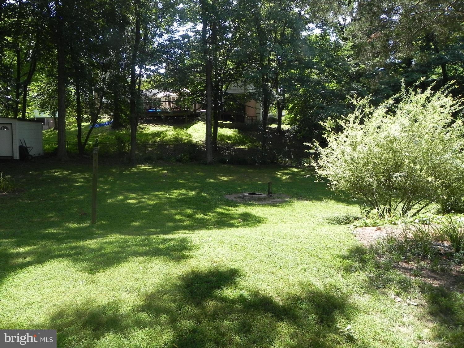 6805 Landor Lane Springfield, VA 22152 - Photo 20 of 22 Back yard w/ Shed and fire pit