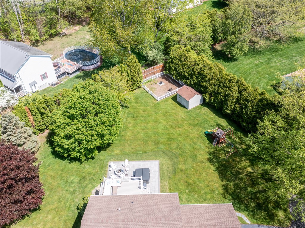 108 Wilbur Road Lincoln, RI 02865 - Photo 37 of 42 drone shot of home