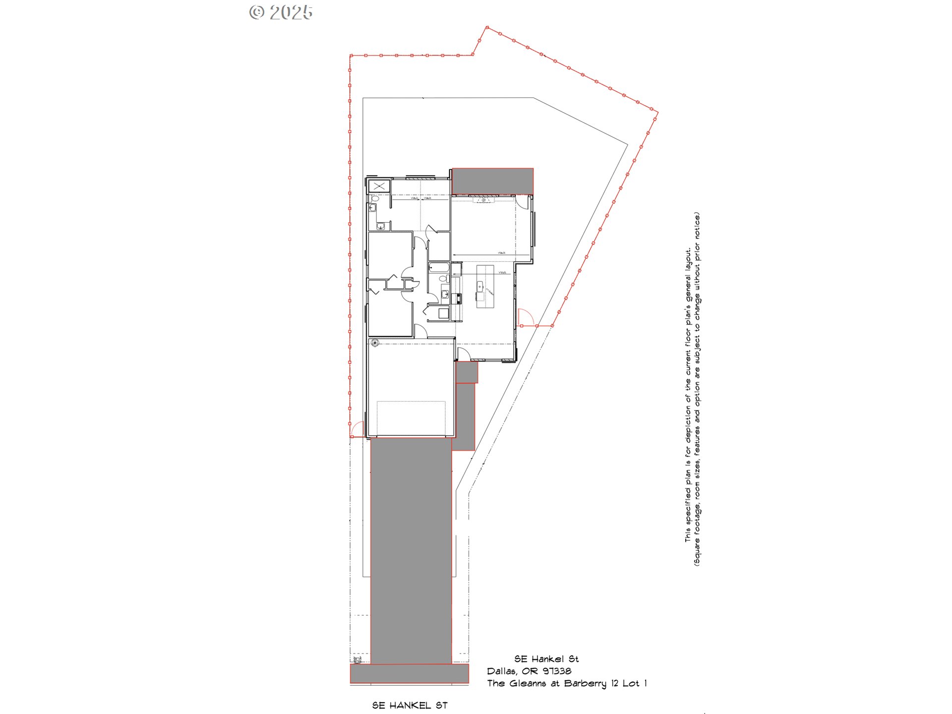 1723 Southeast Hankel Street Dallas, OR 97338 - Photo 5 of 5 a picture of a floor plan