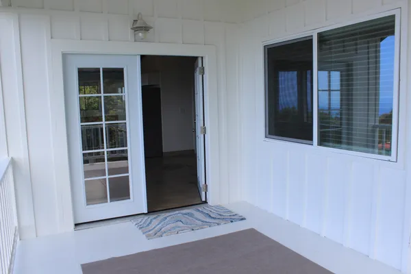 a view of front door of a house
