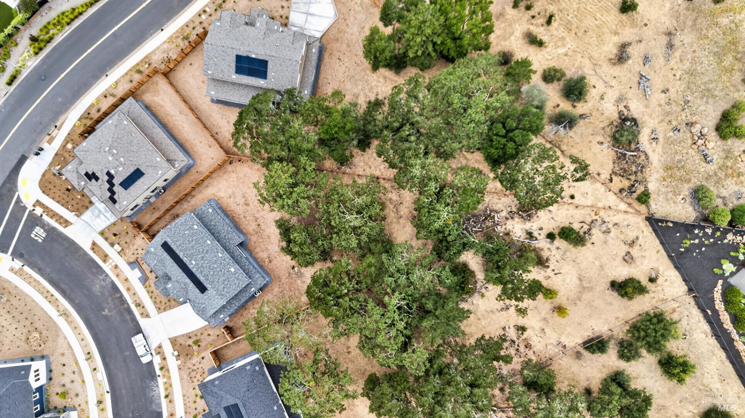 1907 Carlile Place Santa Rosa, CA 95403 - Photo 52 of 55 Aerial view looking directly down from above.