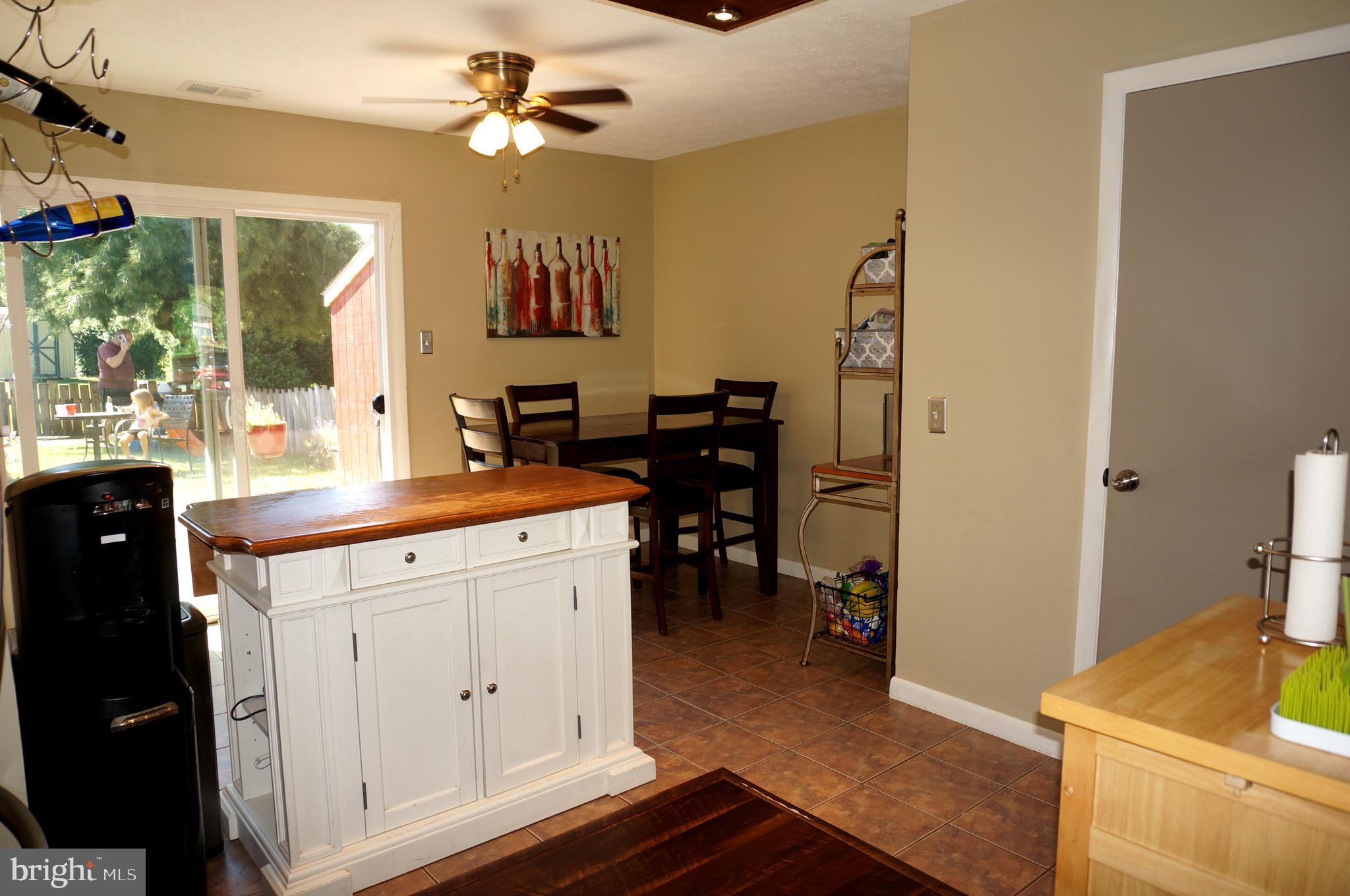 530 Mountain View Road Middletown, PA 17057 - Photo 13 of 39 From Kitchen to Dining Room with Ceiling Fan