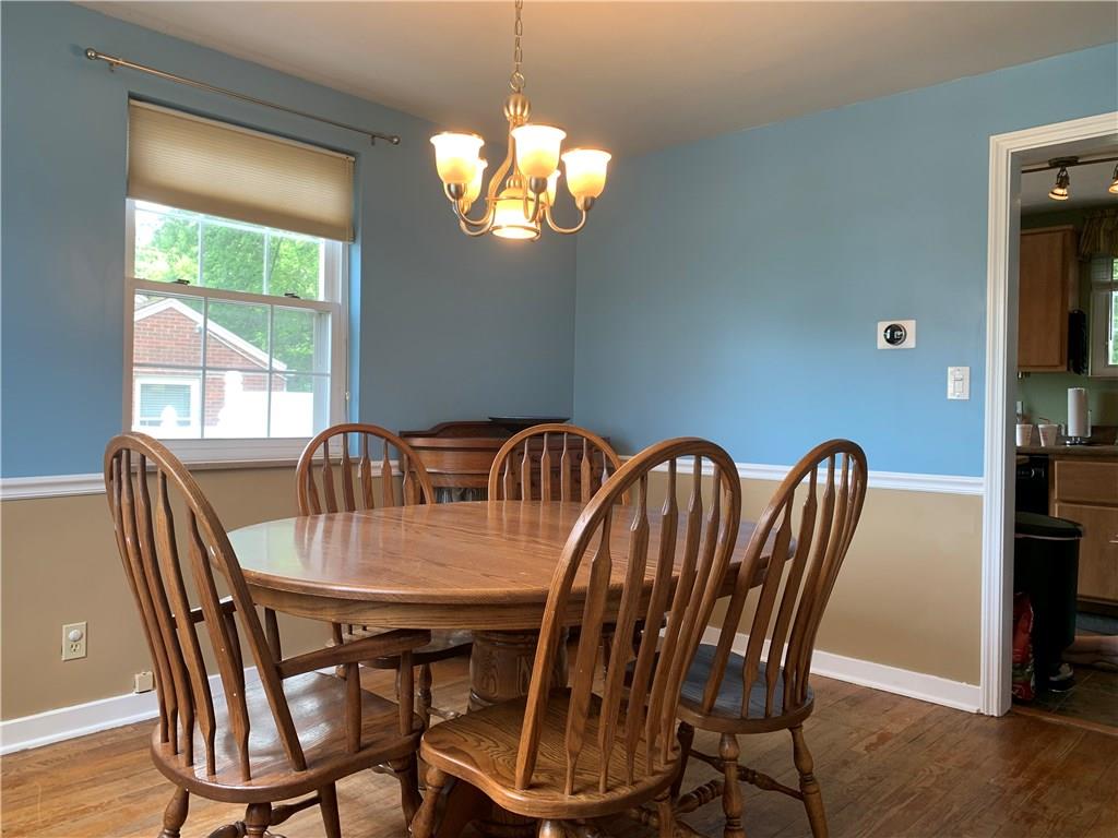 1140 Hazlett Road Pittsburgh, PA 15237 - Photo 12 of 25 Dining room with large front window and custom blinds