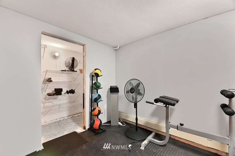 424 Fieldston Road Bellingham, WA 98225 - Photo 28 of 39 a view of a room with gym equipment