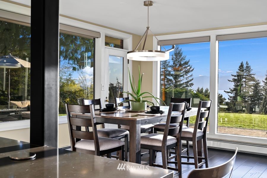 424 Fieldston Road Bellingham, WA 98225 - Photo 10 of 39 a view of a dining room with furniture window and outside view