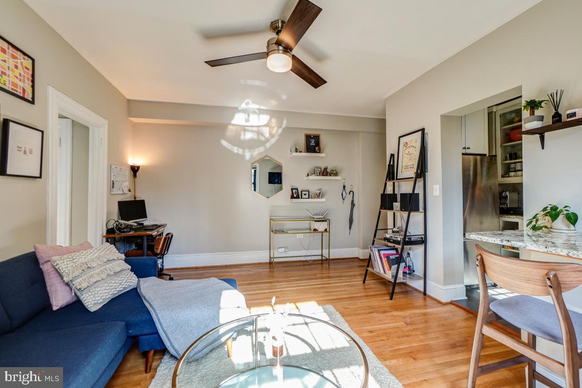 1101 L Street Northwest, Unit 102 Washington, DC 20005 - Photo 17 of 38 New ceiling fans, new AC