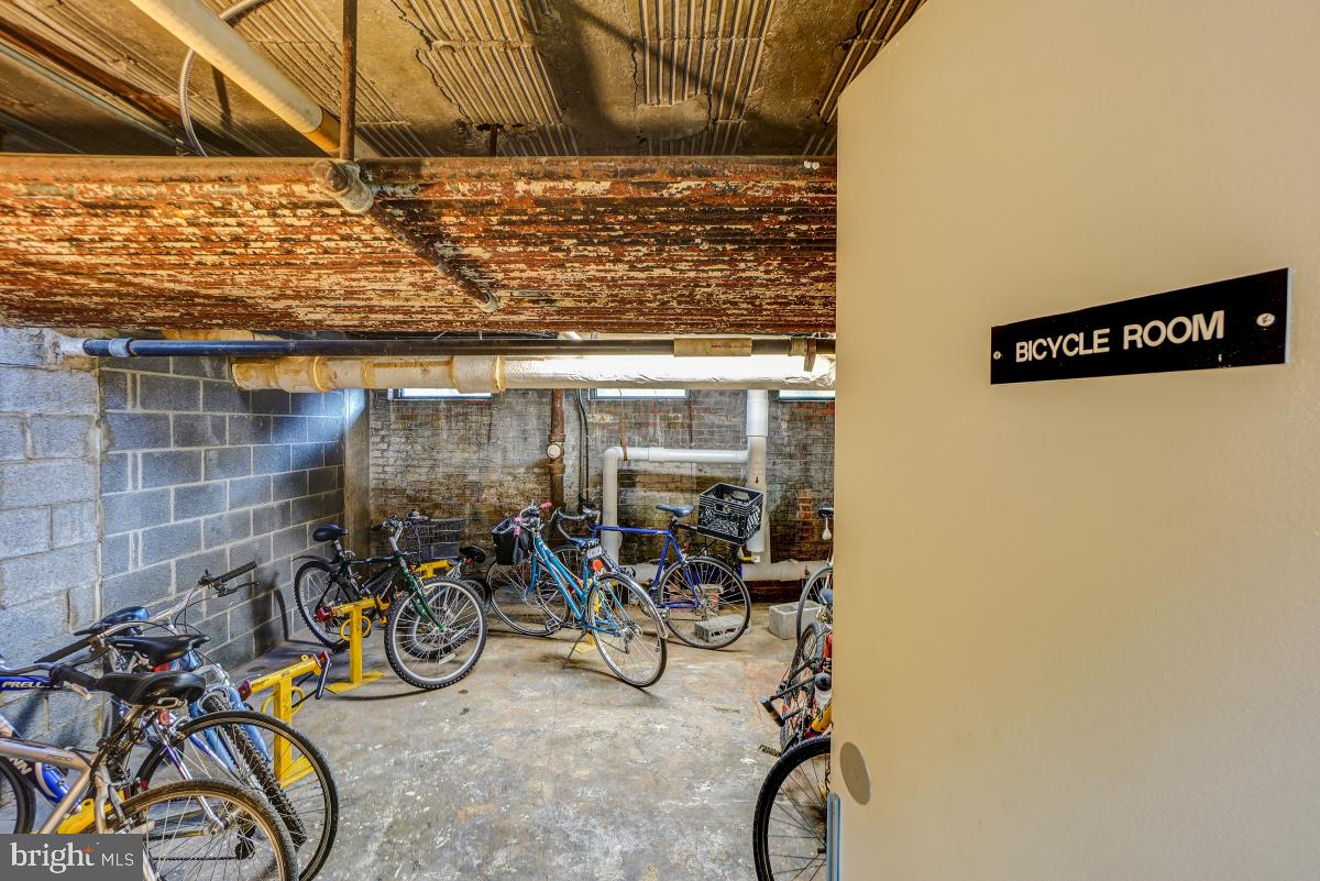 1101 L Street Northwest, Unit 102 Washington, DC 20005 - Photo 35 of 38 Lock your bike in the Bike Room