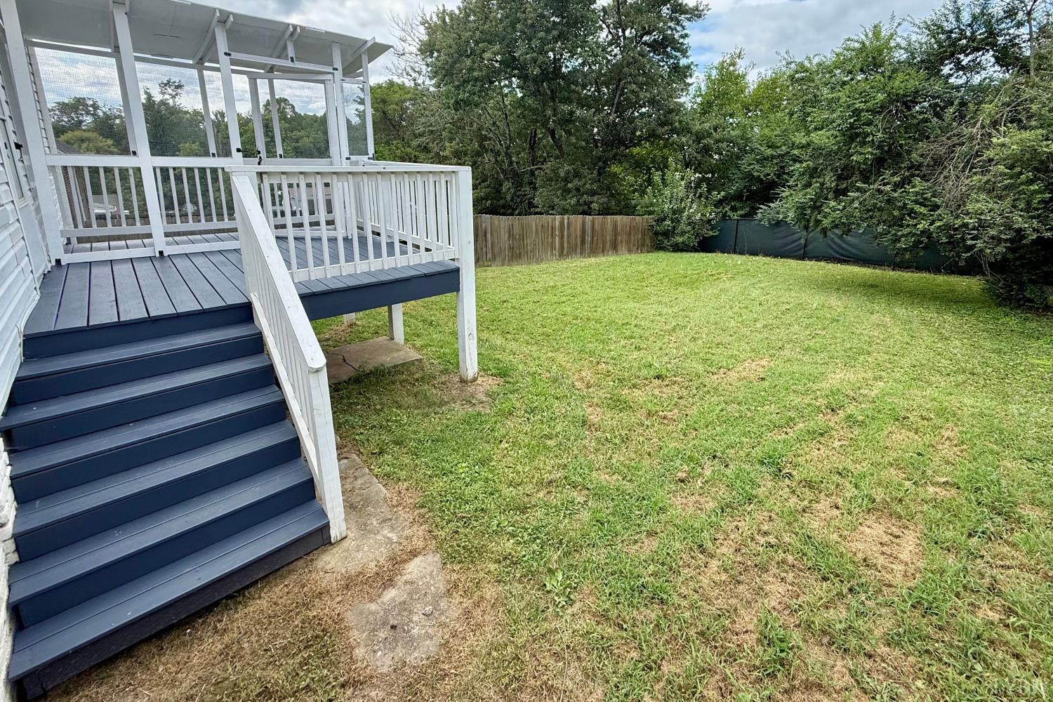 2225 Sabine Street Lynchburg, VA 24501 - Photo 10 of 13 a view of stairs with wooden floor and a yard