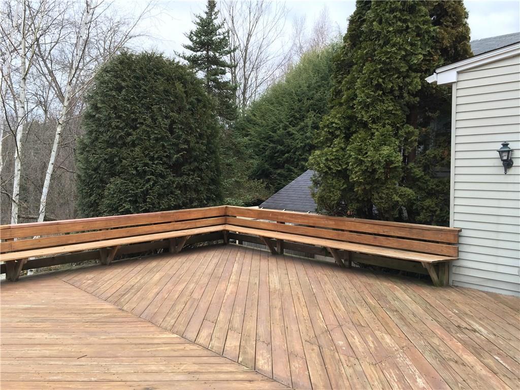 154 Barron Road Ligonier, PA 15658 - Photo 14 of 21 Large deck with seating benches.