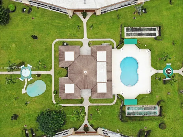 a aerial view of a house