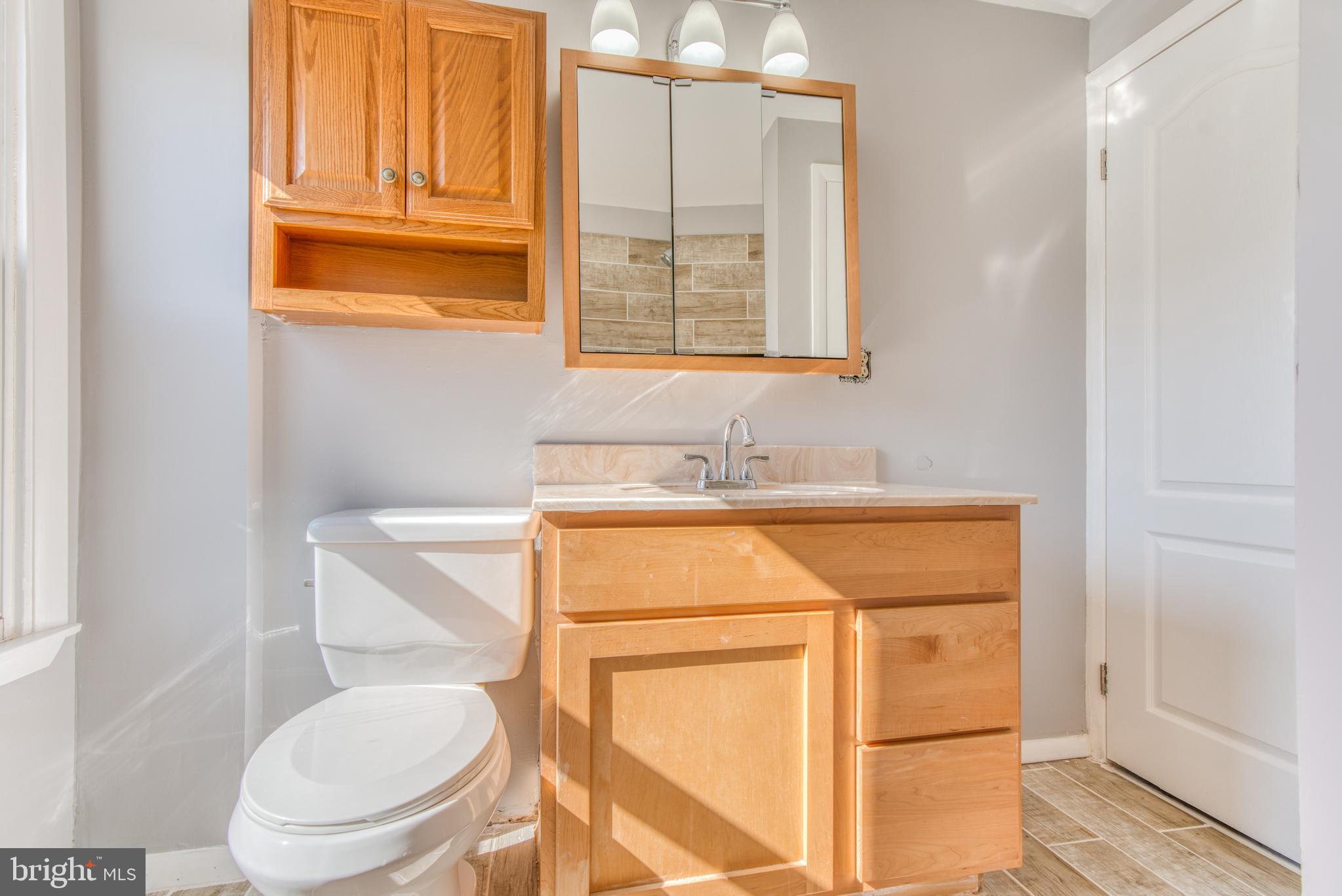 531 Grovethorn Road Baltimore, MD 21220 - Photo 47 of 56 a bathroom with a sink toilet and mirror