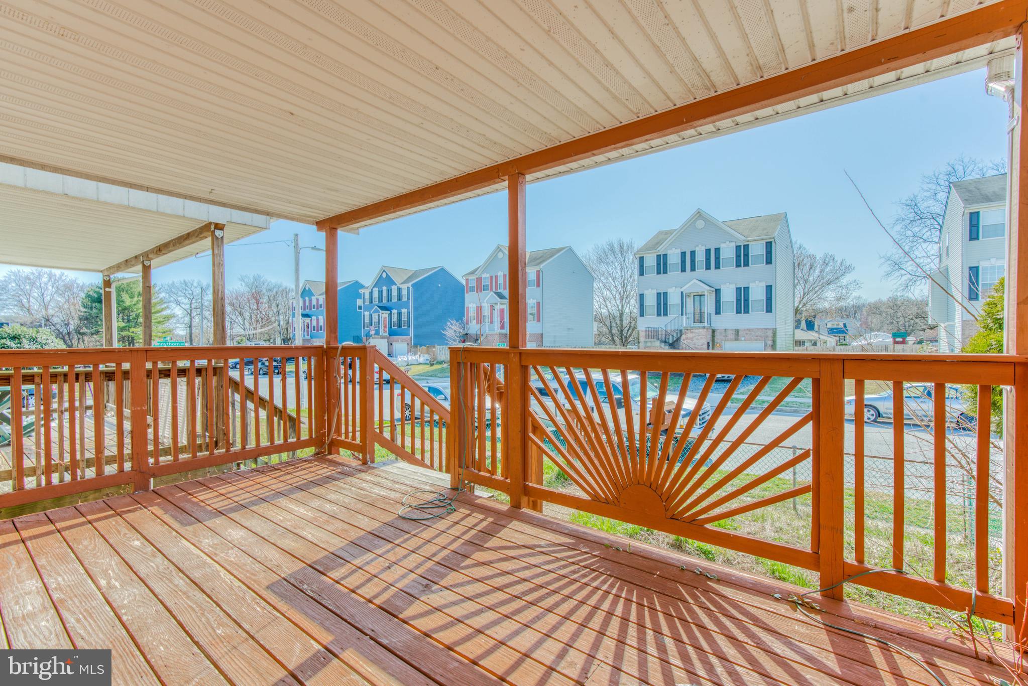 531 Grovethorn Road Baltimore, MD 21220 - Photo 55 of 56 a balcony with wooden floor