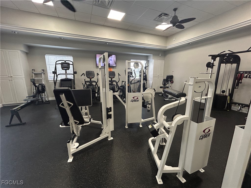 Undisclosed Address Cape Coral, FL 33991 - Photo 33 of 40 a view of a room with gym equipment