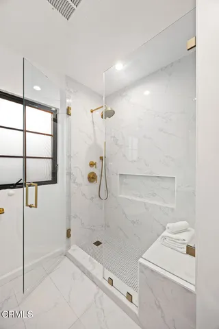 a view of living room with furniture and flat screen tv