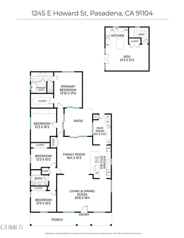 $2,098,000 | 1245 East Howard Street, Pasadena, CA 91104