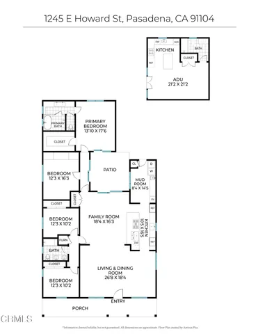 $2,098,000 | 1245 East Howard Street, Pasadena, CA 91104