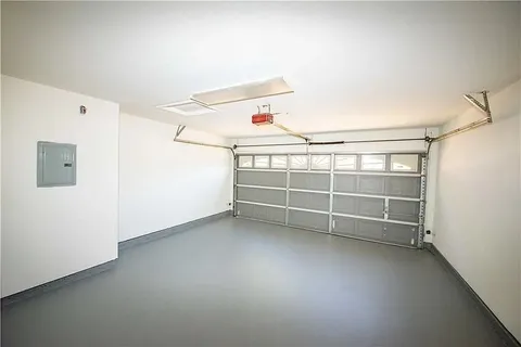 a view of a room with rack on the wall