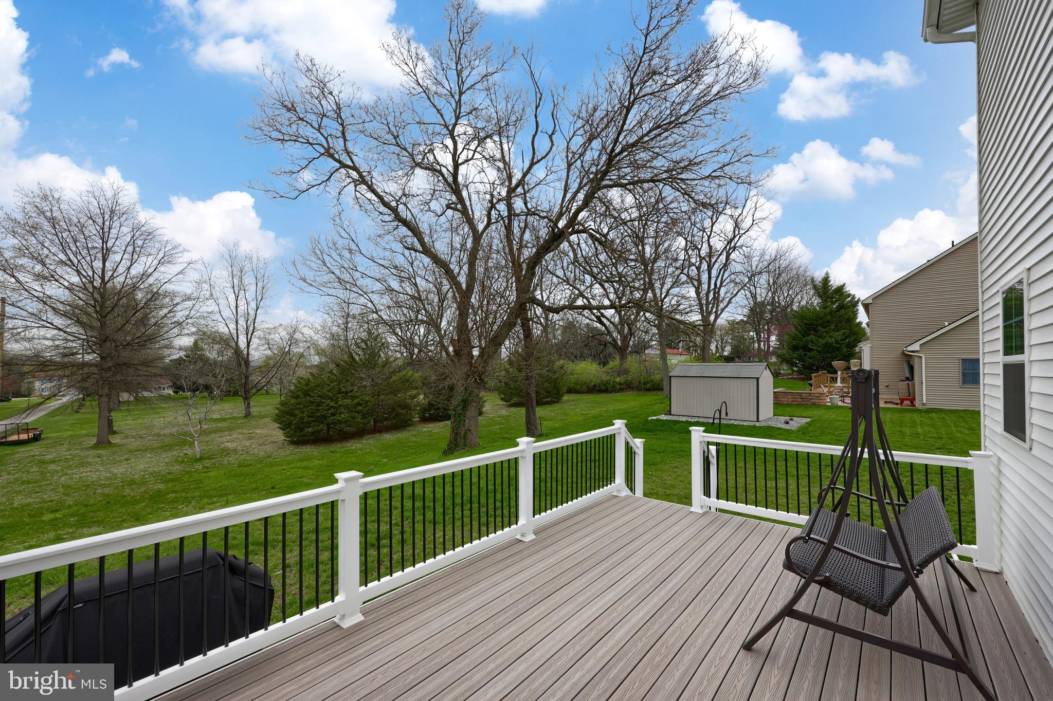 768 Weldon Drive York, PA 17404 - Photo 28 of 36 a view of deck with seating and trees