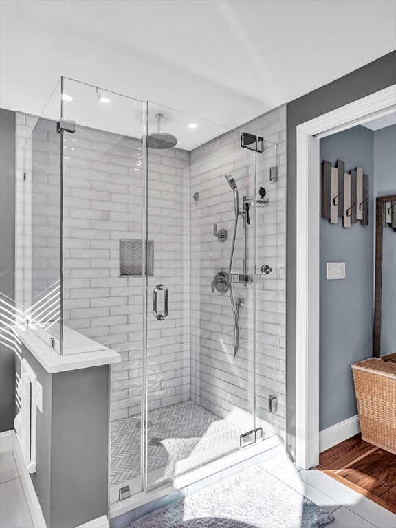 13 Blueberry Drive Acushnet, MA 02743 - Photo 19 of 36 a bathroom with a shower and a sink