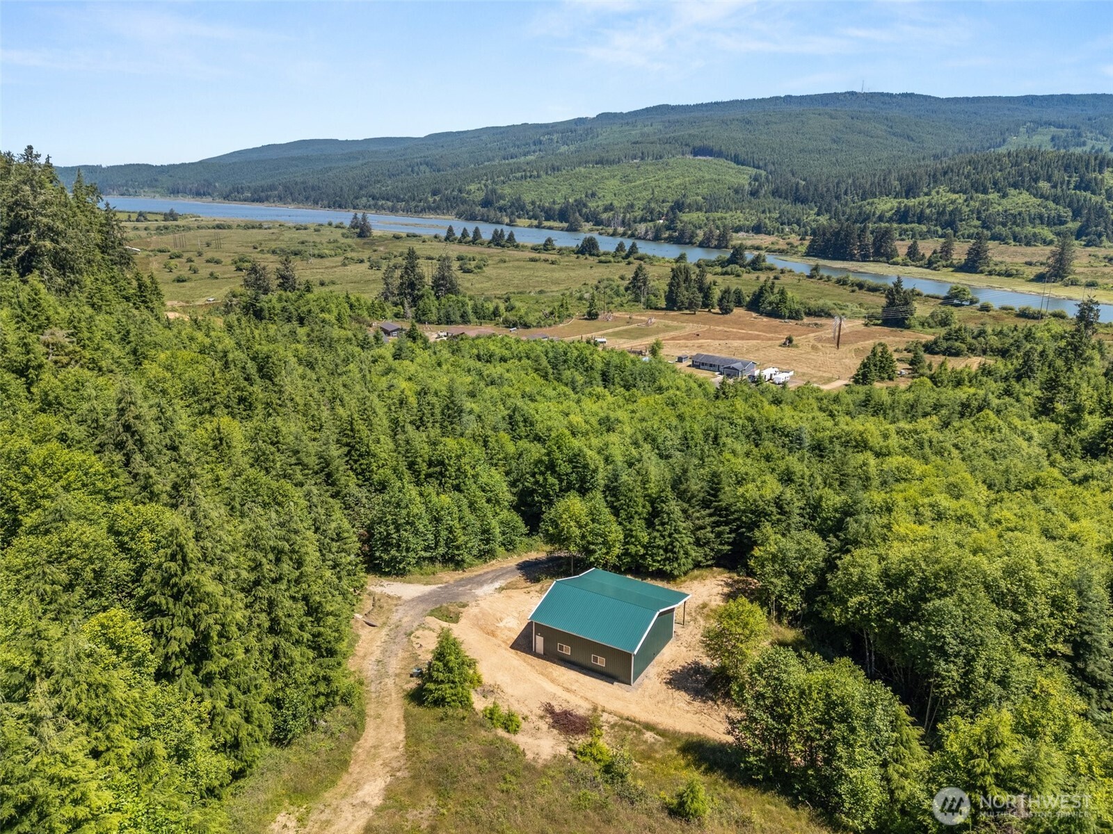 341 Parpala Road Naselle, WA 98638 - Photo 6 of 22 an aerial view of a house with a yard