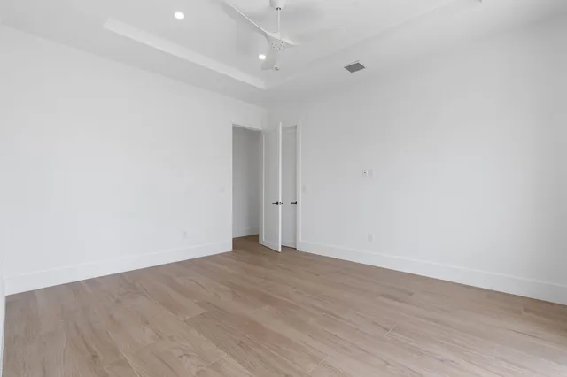 wooden floor in an empty room