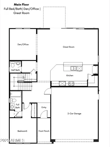 a view of empty room with wooden floor and fence