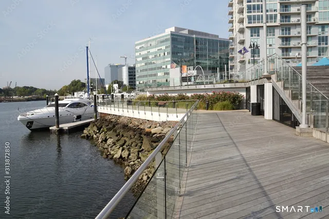 a view of a balcony with city view