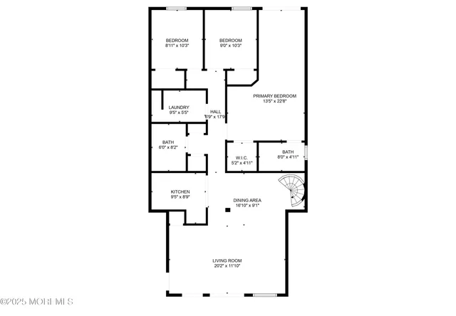 a picture of a bench in room