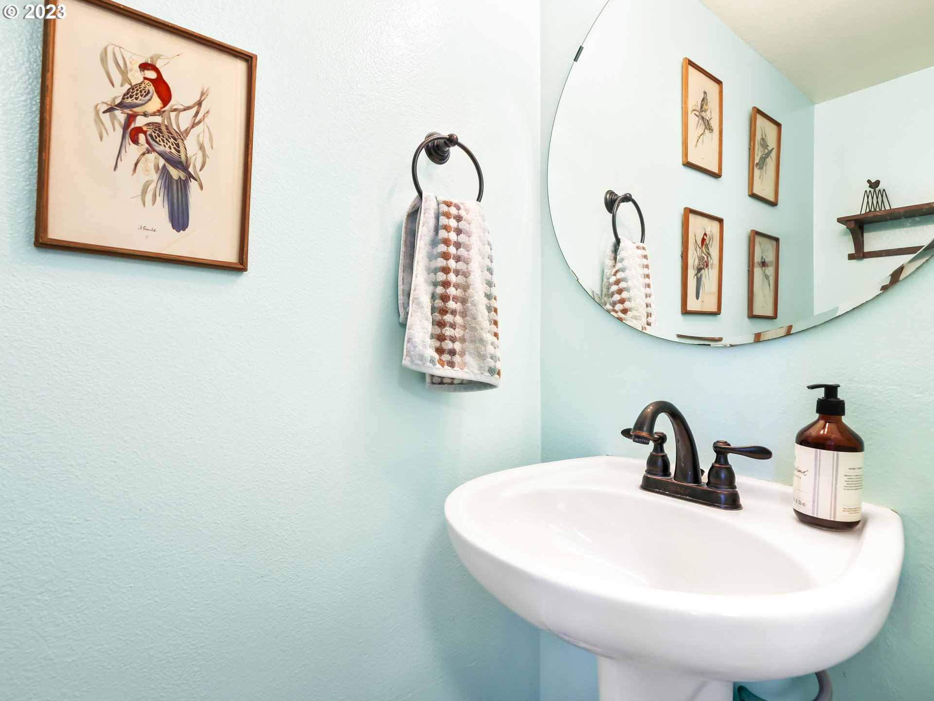 15820 Northeast Beech Street Portland, OR 97230 - Photo 12 of 28 a bathroom with a sink and a mirror