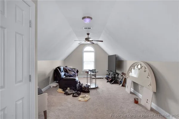 a room with gym equipment
