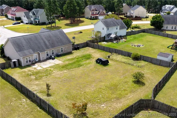 a view of an outdoor space and swimming pool