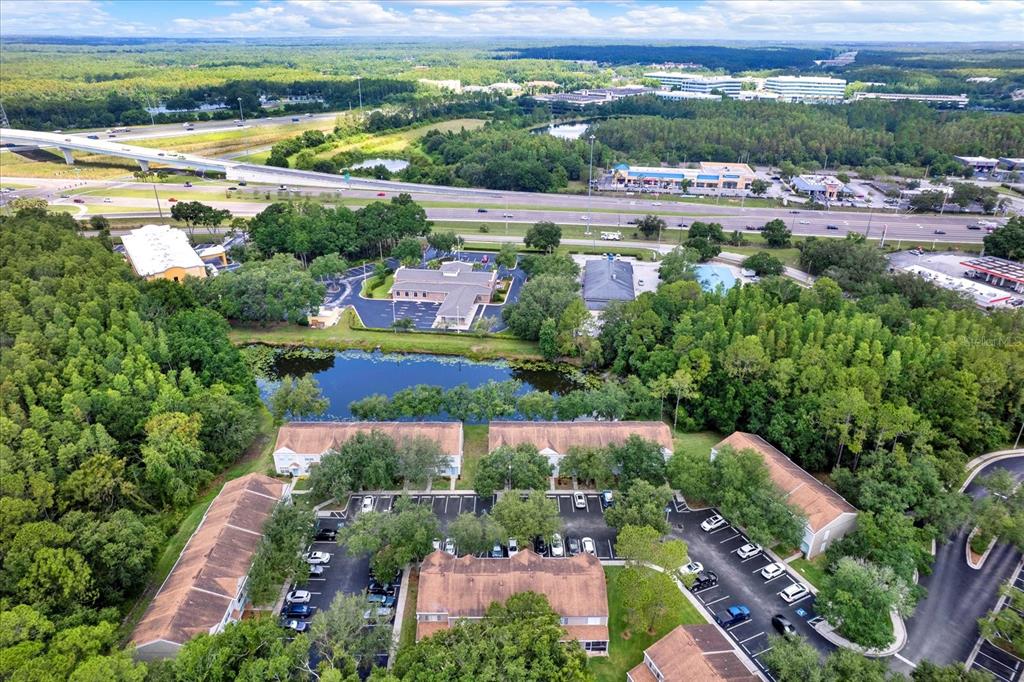 8541 Hunters Key Circle Tampa, FL 33647 - Photo 22 of 24 an aerial view of ocean and residential houses with outdoor space